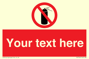 Custom prohibition no aerosol